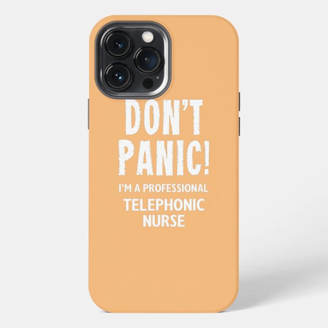 Funda Para iPhone Enfermera Telefónica (Reverso )
