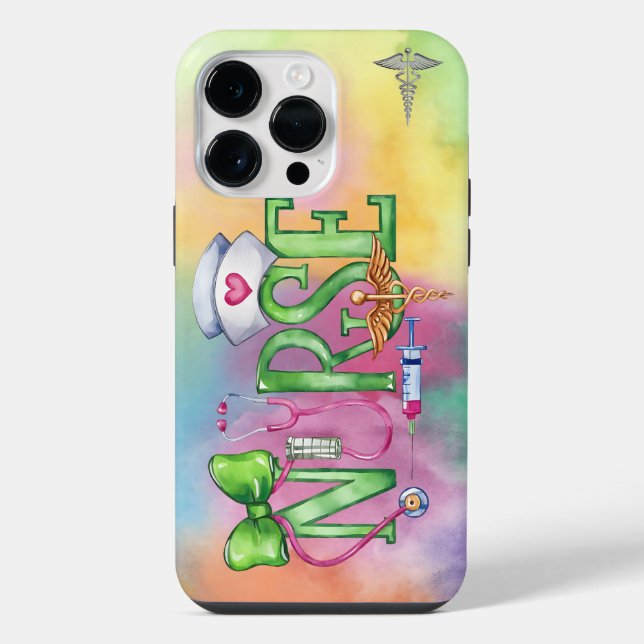 Funda Para iPhone Enfermero, médico (Reverso )