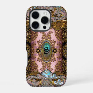 Funda Para iPhone 16 Pro Enghelryste French Beautiful Moda Monograma