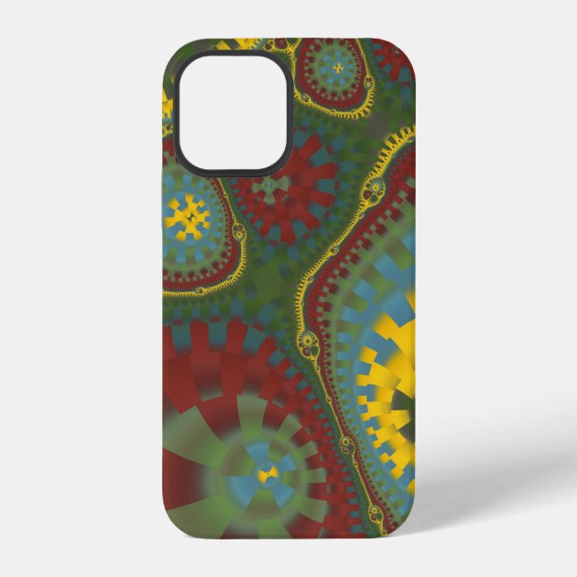 Funda Para iPhone Engranajes Fractales  (Reverso )