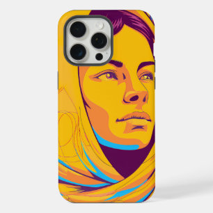 Enigmatic Brazilian Woman in Vibrant Pop Art