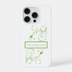 Enredaderas Florales Verdes Sigue Adelante Quote 