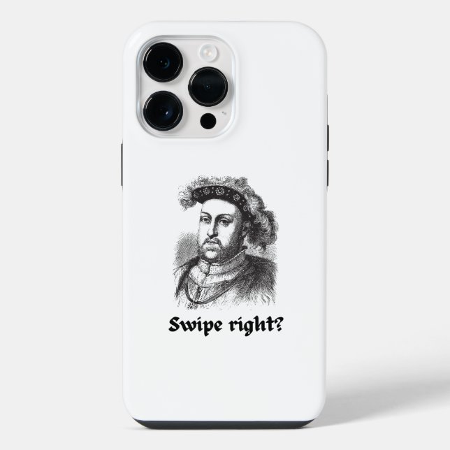 Funda Para iPhone Enrique VIII - ¿Swipe correcto? (Reverso )