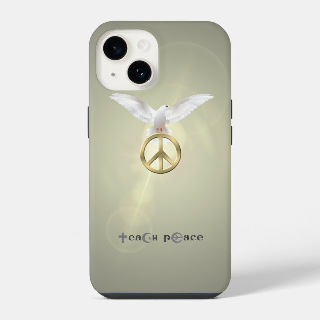 Funda Para iPhone Enseña Paz | (Reverso )