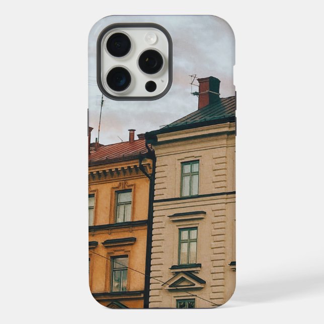 Funda Para iPhone Entorno de ciudades de Estocolmo (Reverso )