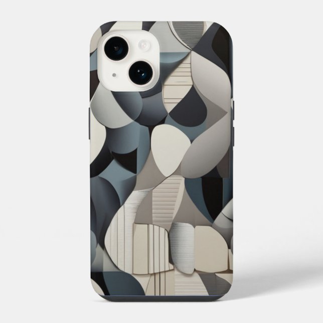 Funda Para iPhone Entrelazado geométrico (Reverso )