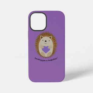 Funda Para iPhone 12 Mini Enviándote un erizo abrazo Erizo