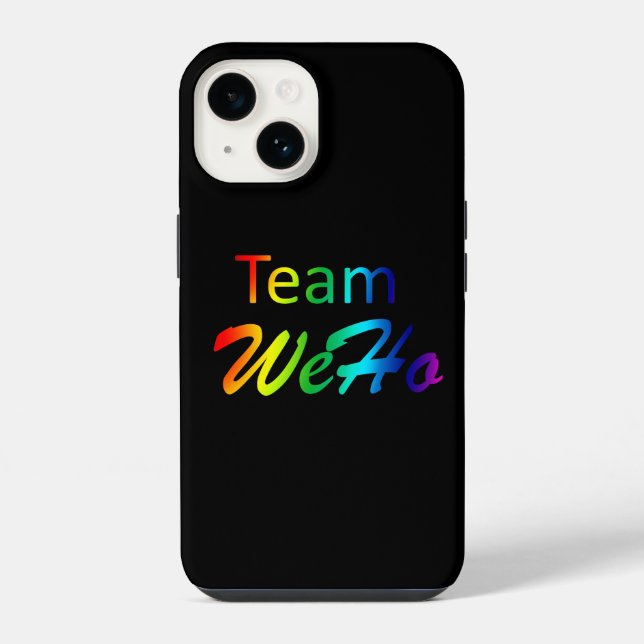 Funda Para iPhone Equipo Arcoíris WeHo (Reverso )