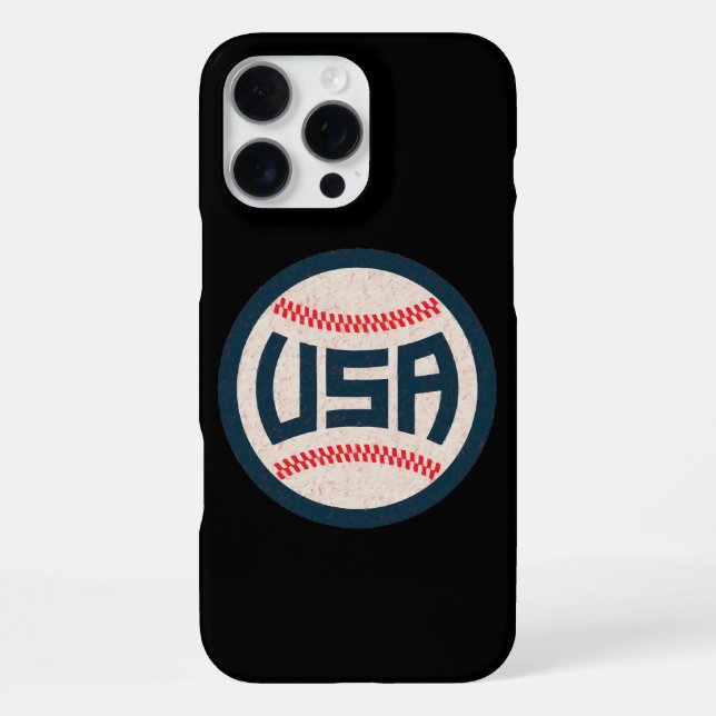 Funda Para iPhone Equipo de Béisbol de EE. UU. (Reverso )