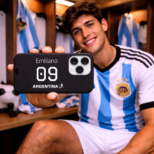 Equipo Nacional Argentino Monocromático Personaliz