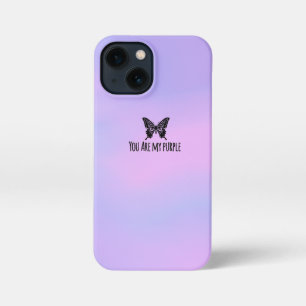 Funda Para iPhone 13 Mini Eres mi morado 💜