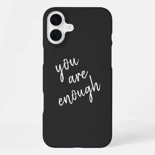 Funda Para iPhone Eres Suficiente Cita (Reverso )