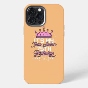 Funda Para iPhone 13 Pro Max Es el cumpleaños número 75 de mi hermana gemela 75