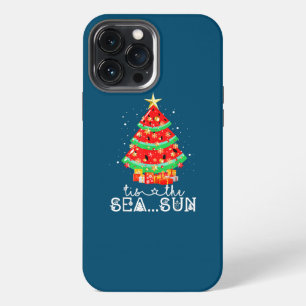 Funda Para iPhone 13 Pro Max Es El Sol Del Mar Sandía Divertida Árbol De Navida