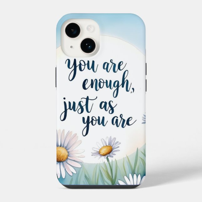 Funda Para iPhone Es Suficiente - Cita Sanadora Mental Mug (Reverso )