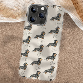 Funda Para iPhone 16 Pro Max Esbozo de retrato Mascota dibujado a mano de pelo 