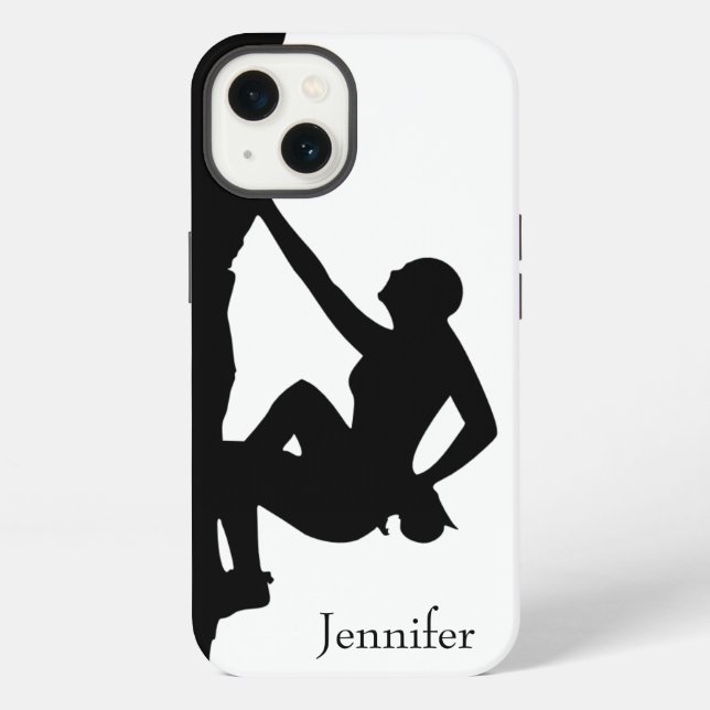 Funda Para iPhone Escalada en Silueta (Reverso )