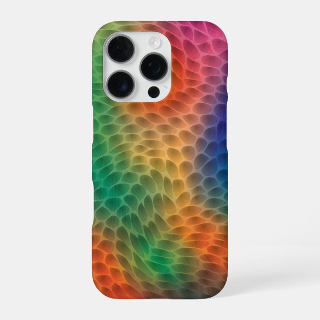 Funda Para iPhone Escalas de Arcoíris (Reverso)