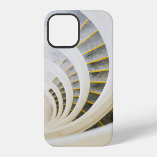 Funda Para iPhone 12 Escaleras espirales en blanco y negro