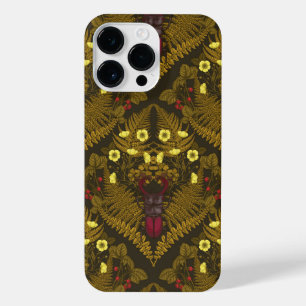 Funda Para iPhone 14 Pro Max Escarabajos Stag y helechos