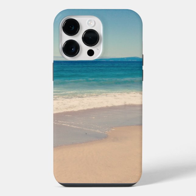 Funda Para iPhone Escena de playa acuática (Reverso )