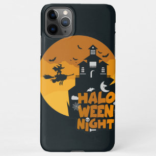 Funda Para iPhone 11Pro Max Escoba voladora de brujas contra luna llena
