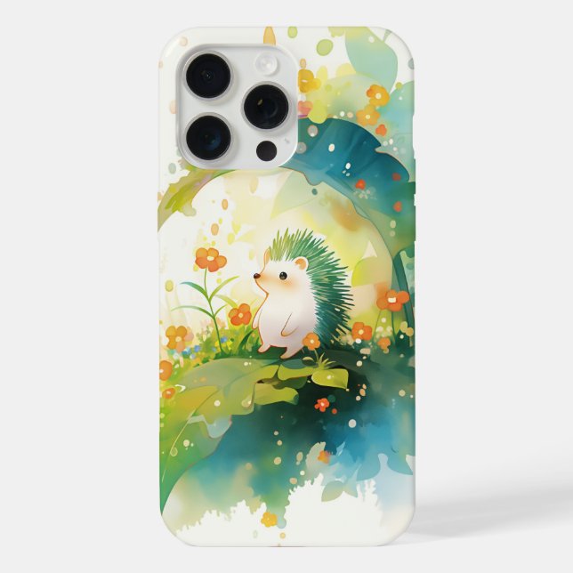 Funda Para iPhone Escondite de Hoja de Erizo (Reverso )
