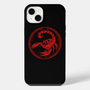 Funda Para iPhone 14 Plus Escorpión Rojo Astrología Signo Zodiacal Escorpio