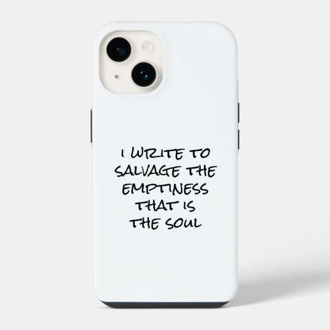 Funda Para iPhone Escribo estuche para iPhone (Reverso )