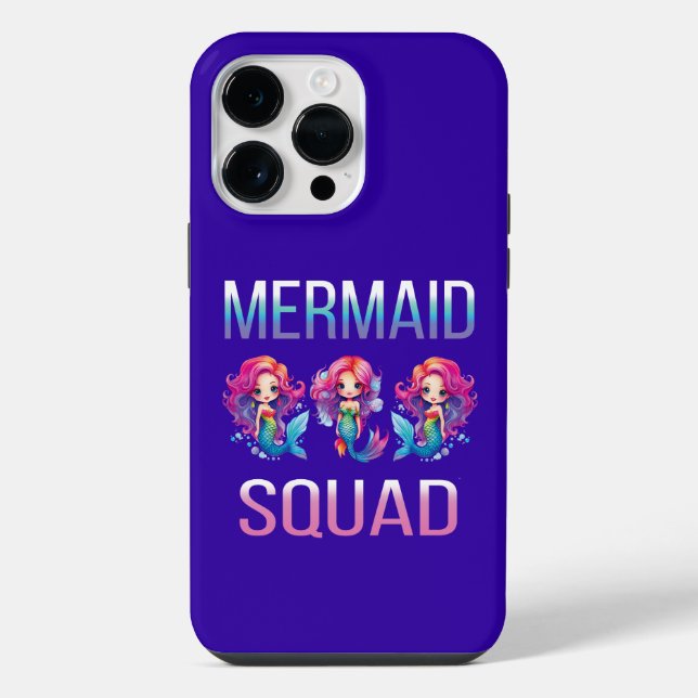 Funda Para iPhone Escuadrón de sirenas (Reverso )