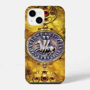 FUNDA PARA iPhone 14 ESCUDO CÉLTICO CON SELLO DE LOS CABALLEROS TEMPLAR