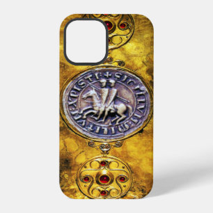 FUNDA PARA iPhone 12 PRO ESCUDO CÉLTICO CON SELLO DE LOS CABALLEROS TEMPLAR
