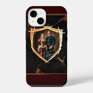 Funda Para iPhone 14 Escudo de Armas de Caballero Regalo Medieval Antig