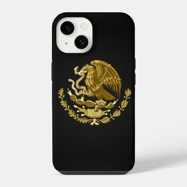 Funda Para iPhone Escudo de armas mexicano (Reverso )