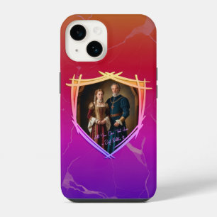 Funda Para iPhone 14 Escudo de Caballero Regalo Antiguo Medieval
