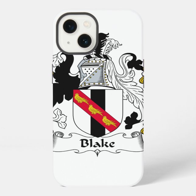 Funda Para iPhone Escudo de la familia Blake (Reverso )