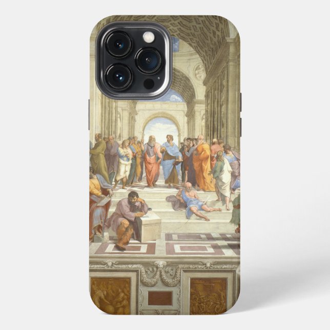 Funda Para iPhone Escuela de Atenas (Reverso )
