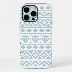 Funda Para iPhone 16 Pro Max Esencia Azteca Ptn III Huevo de Pato Azul sobre Bl
