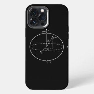 Funda Para iPhone 13 Pro Max Esfera de Bloch   Física / Matemáticas del bit cuá