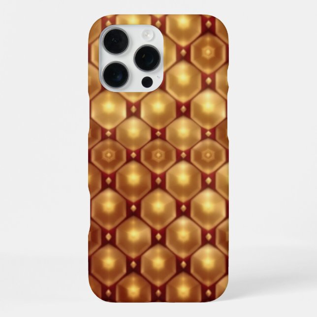 Funda Para iPhone Esfera Dorada de Lujo (Reverso )