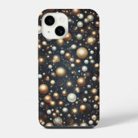 Esferas de Oro y Perla de Lujo Brillante Galaxia G