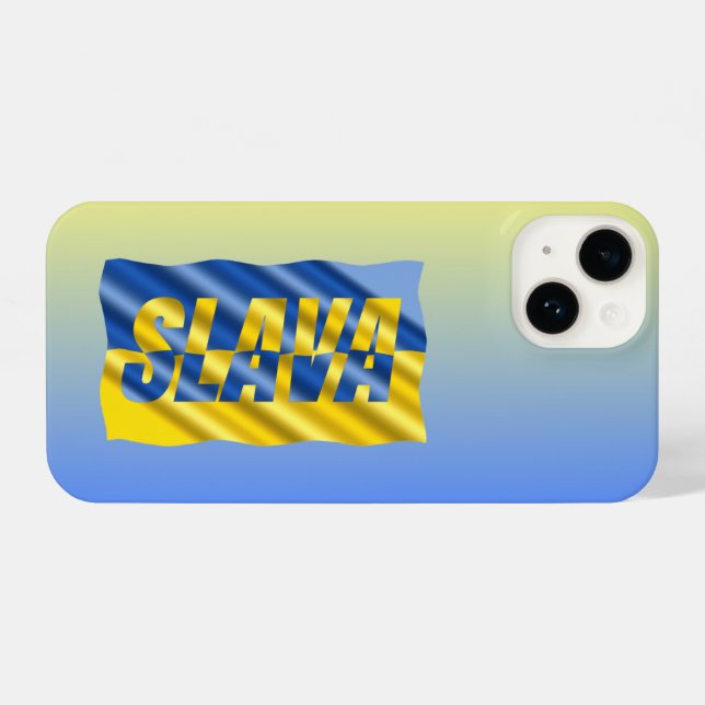 Funda Para iPhone Eslava Ucrania la paz cese la guerra Eslava Ucrani (Reverso Horizontal)