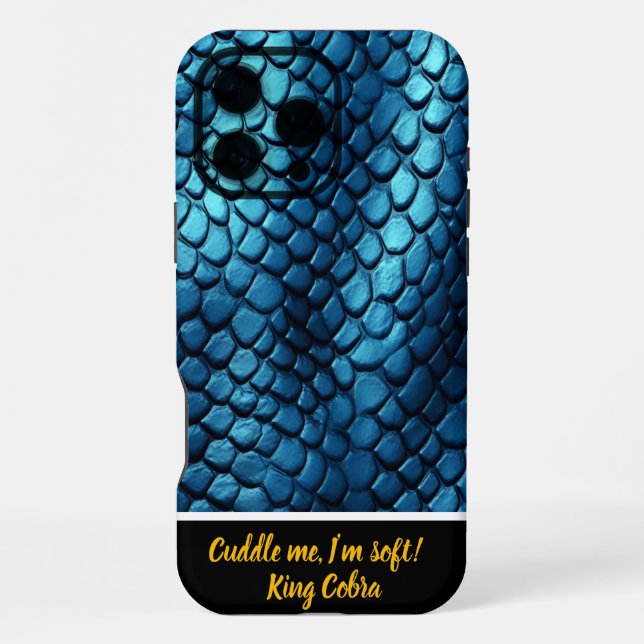 Funda Para iPhone Espectacular delantal azul (Reverso )