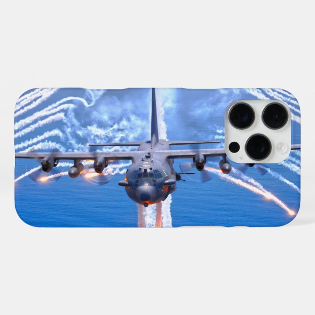 FUNDA PARA iPhone ESPECTRO AC-130H (Reverso Horizontal)