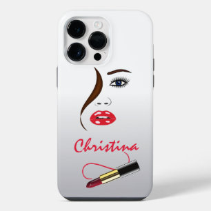 Funda Para iPhone 14 Pro Max Espejo de beso de labios y cara Xtreme