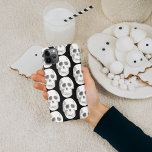 Funda Para iPhone 11Pro Max Espinoso patrón blanco y negro|Feliz Halloween<br><div class="desc">Espinoso patrón blanco y negro|Feliz Halloween</div>
