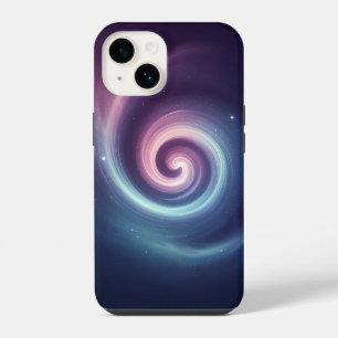 Funda Para iPhone 14 Espiral Galáctica Cósmica Etérea - Nebulosa Pastel