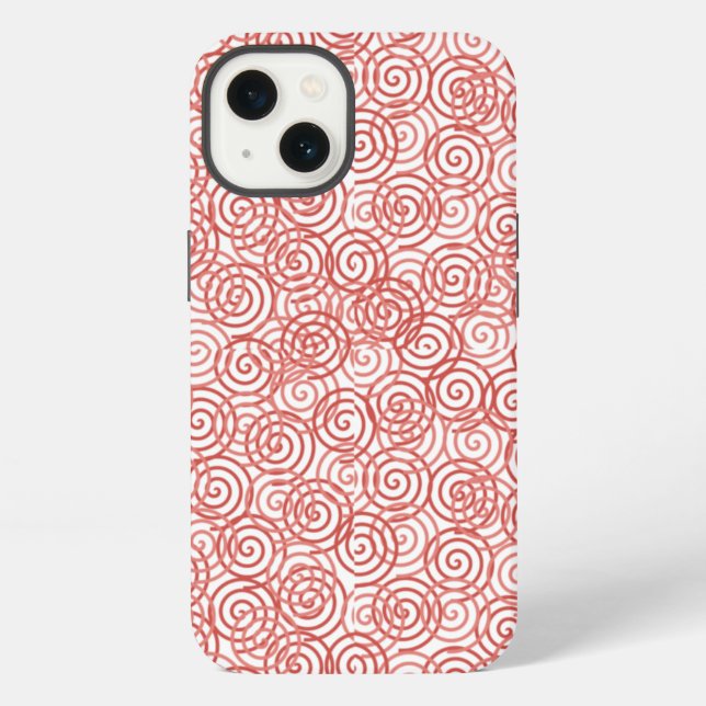 Funda Para iPhone Espirales Boho (Reverso )