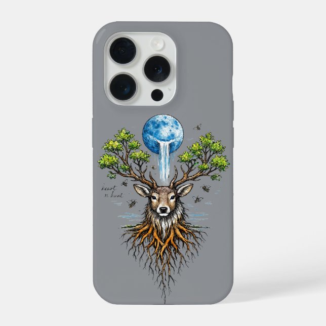 Funda Para iPhone espíritu del bosque (Reverso )