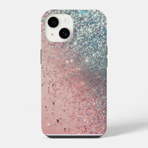 Funda Para iPhone 14 Espuma en rosa: Glam Purpurinoso para tu teléfono